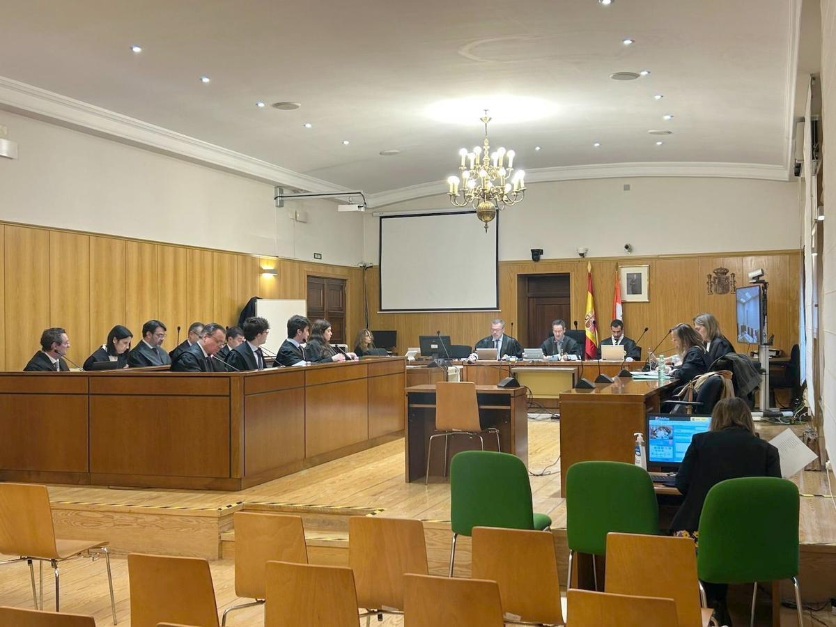 Un momento del juicio.