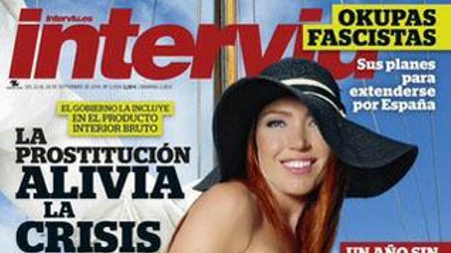 Silvia Fominaya en &#039;Interviú&#039;.