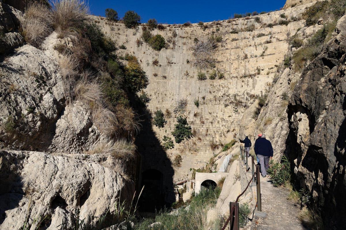 El Pantano de Tibi, en una imagen actual