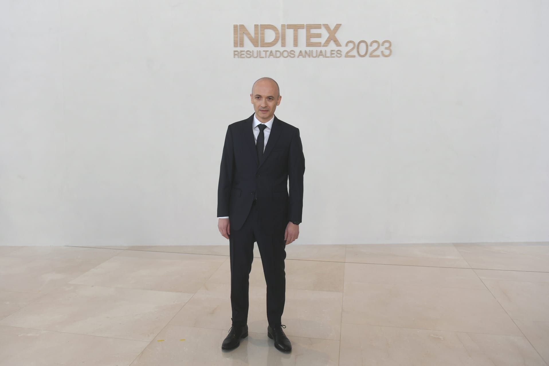 El consejero delegado de Inditex presenta los resultados de la compañía en 2023