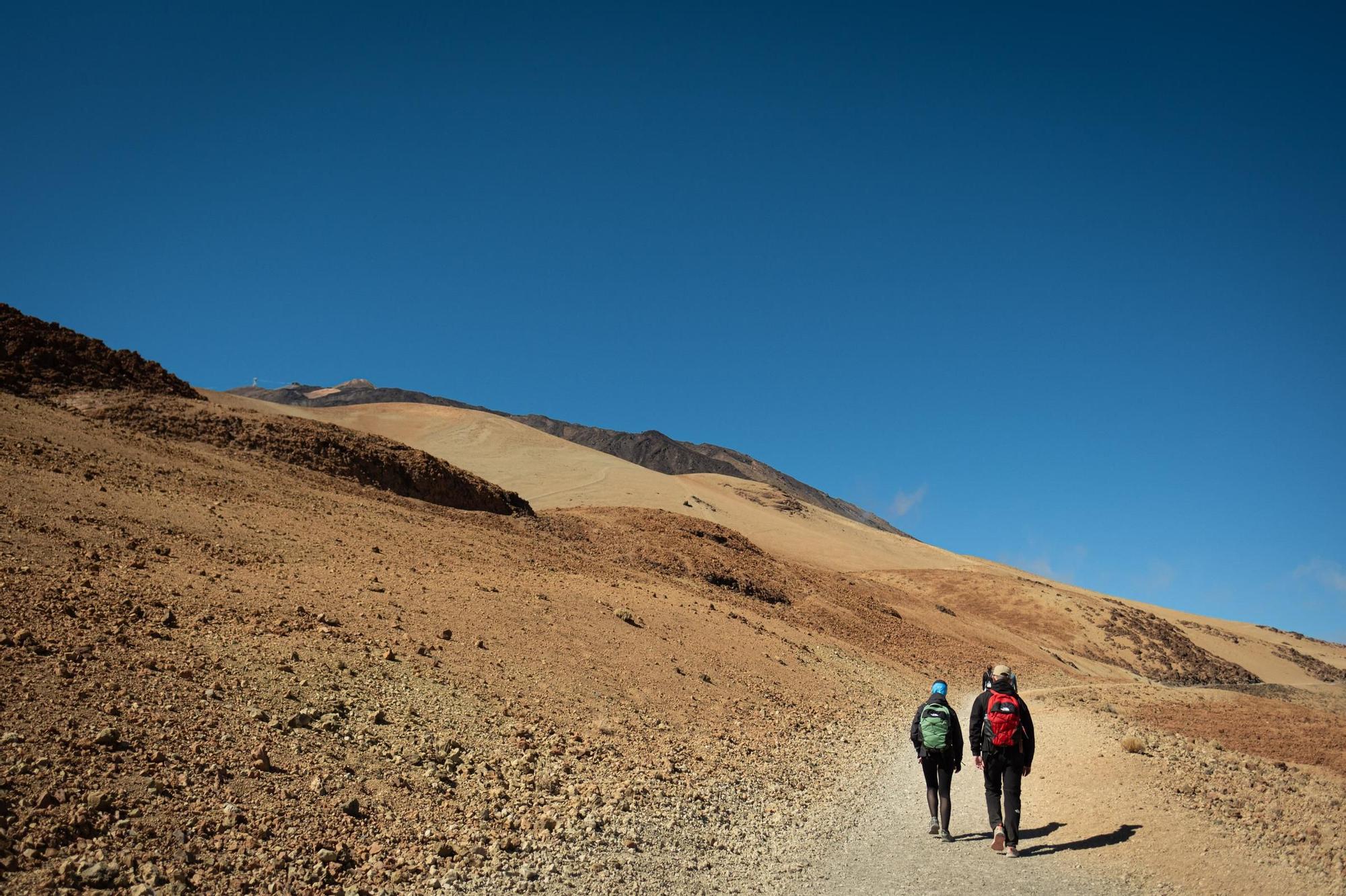 Rescate de senderistas turistas en el Parque Nacional del Teide