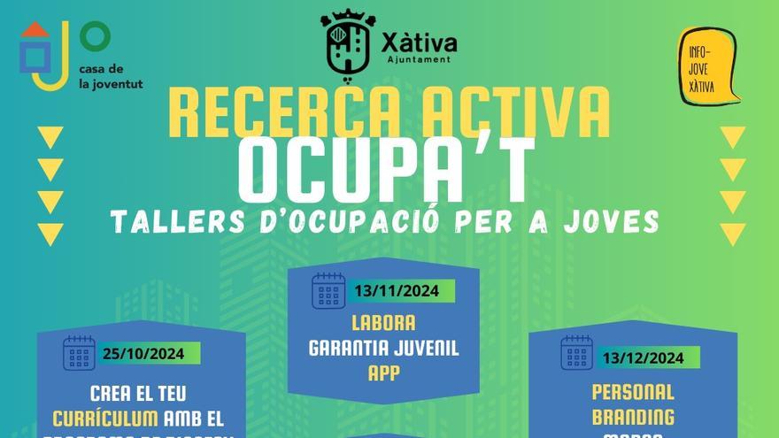 Xàtiva facilita a los jóvenes el acceso al mundo laboral