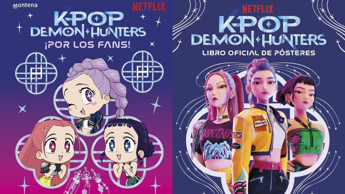 Libros de 'Las guerreras k-pop', publicados bajo el sello Montena