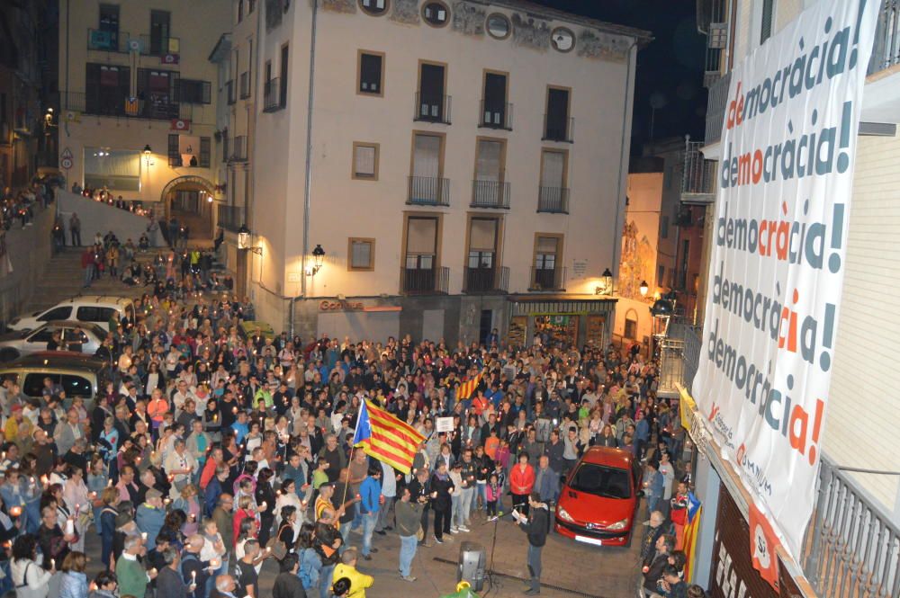 Concentració a Berga i Gironella, dimarts