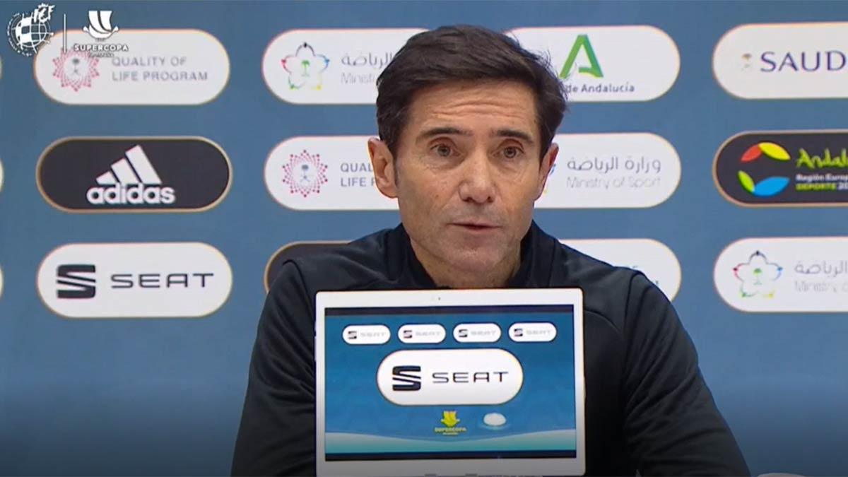 Marcelino: Sería maravilloso ganar este título derrotando a Madrid y Barça