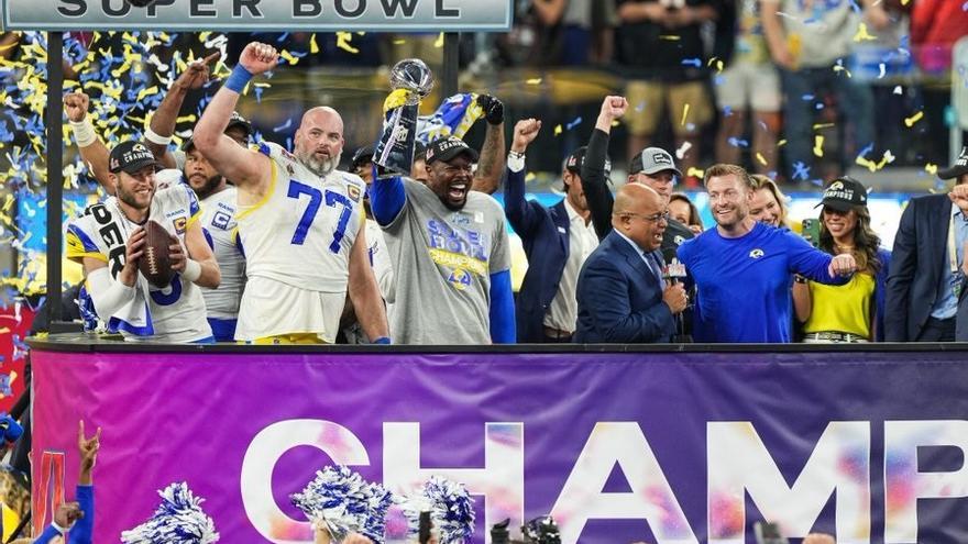 Los Angeles Rams win their second Super Bowl trophy