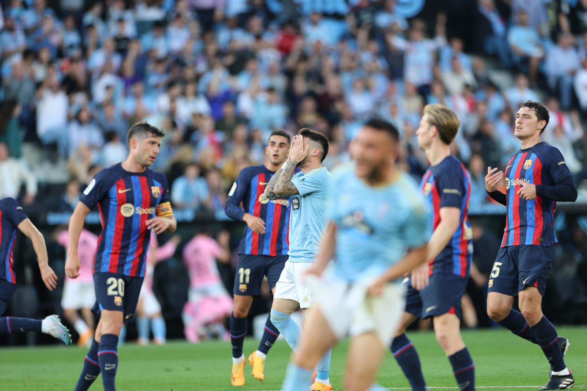 Lágrimas de felicidad en Balaídos: otro final de temporada agónico del Celta