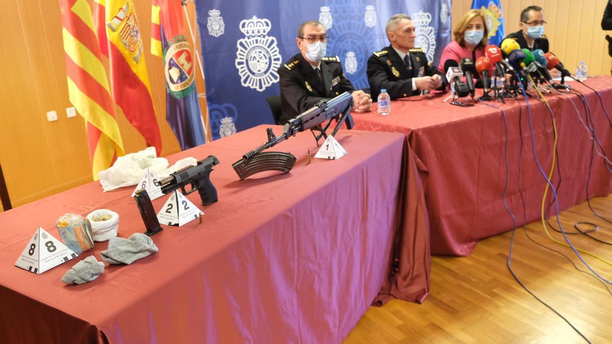 Los responsables policiales han explicado esta mañana la operación desarrollada en Elche