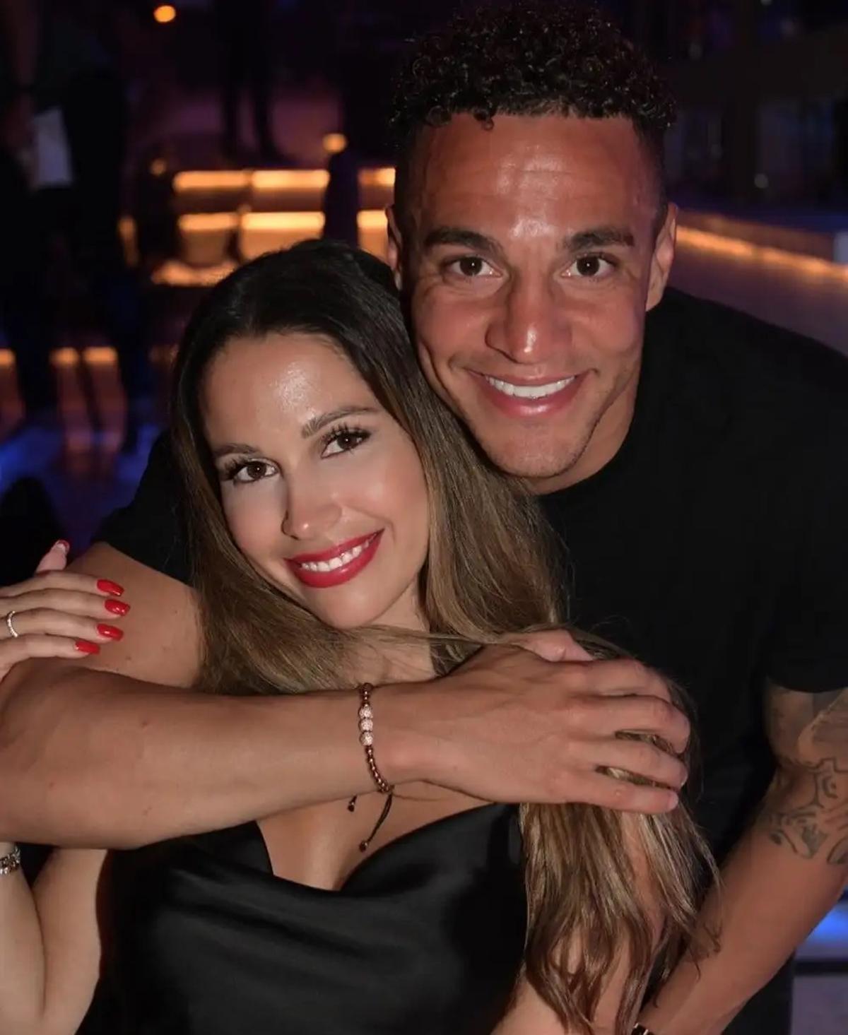 Rodrigo con su exnovia, actual prometida de Munir, María Martínez.