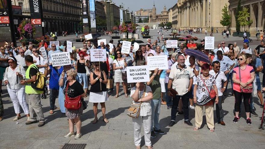 Los pensionistas retoman su protesta por una revalorización vinculada al IPC