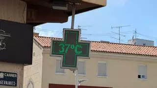 Los vaivenes del tiempo: 38ºC en Fontanars, 44 litros en Ontinyent y rachas de 84 km/h en Bocairent
