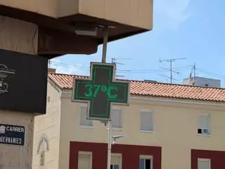 Tromba de agua en Xàtiva tras un día de intenso calor