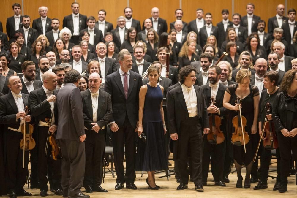 Los Reyes asisten al concierto de la Fundación Princesa de Asturias en el Auditorio Príncipe Felipe