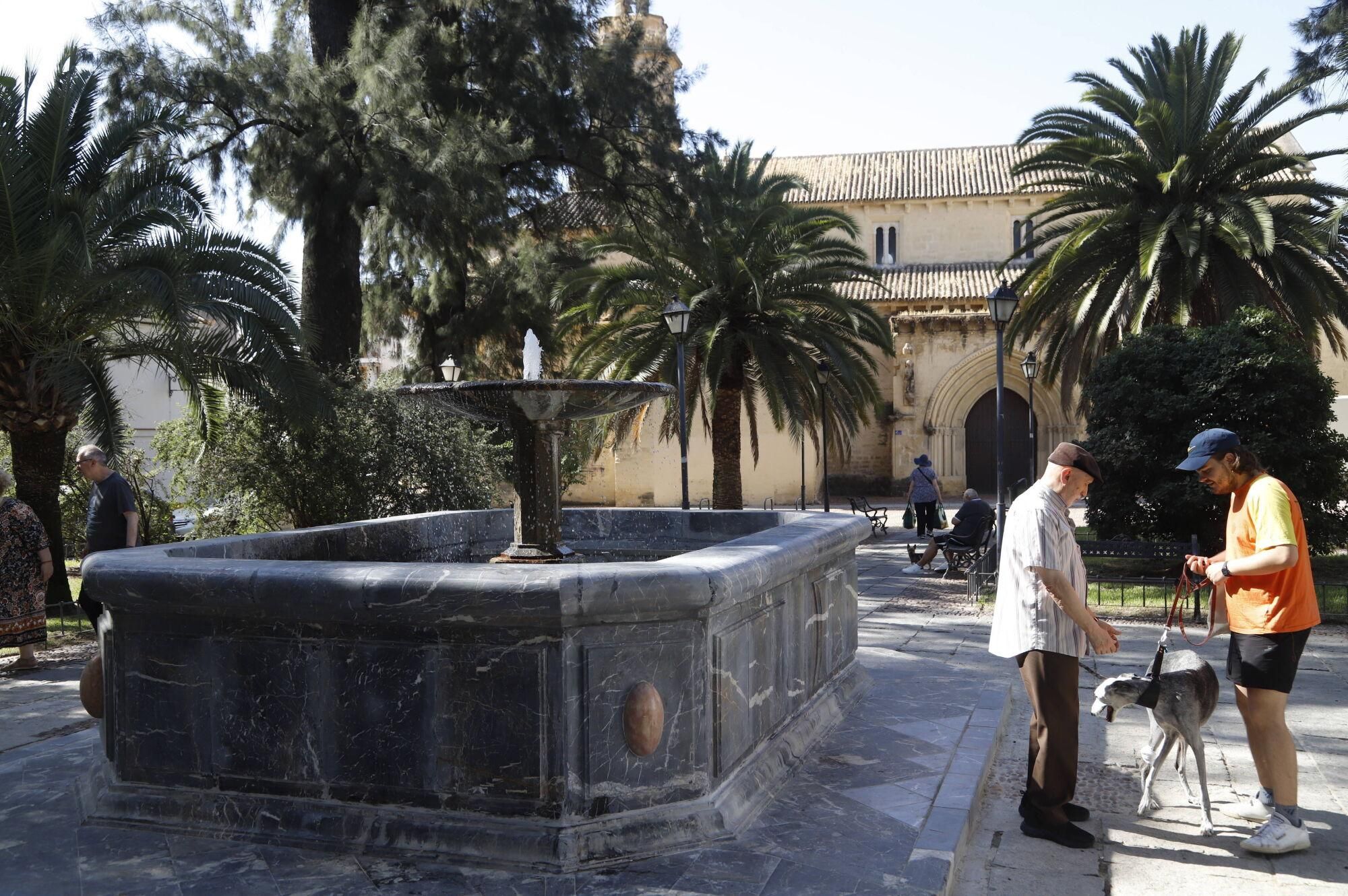 Así luce la fuente de la Magdalena