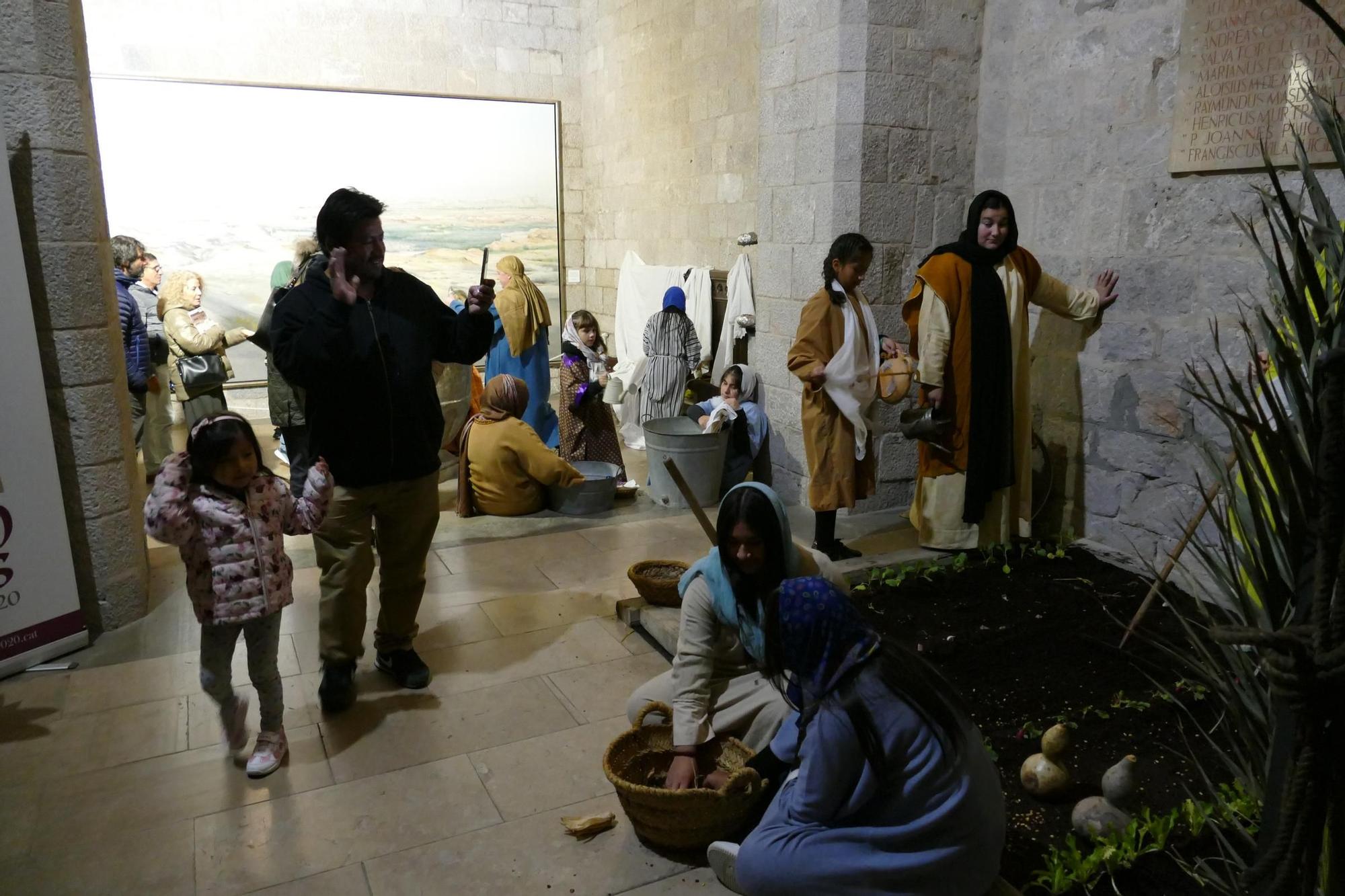 Èxit d'assistència al Pessebre Vivent de l'Església de Sant Pere de Figueres