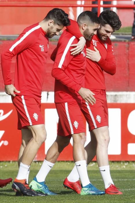 Entrenamiento del Sporting