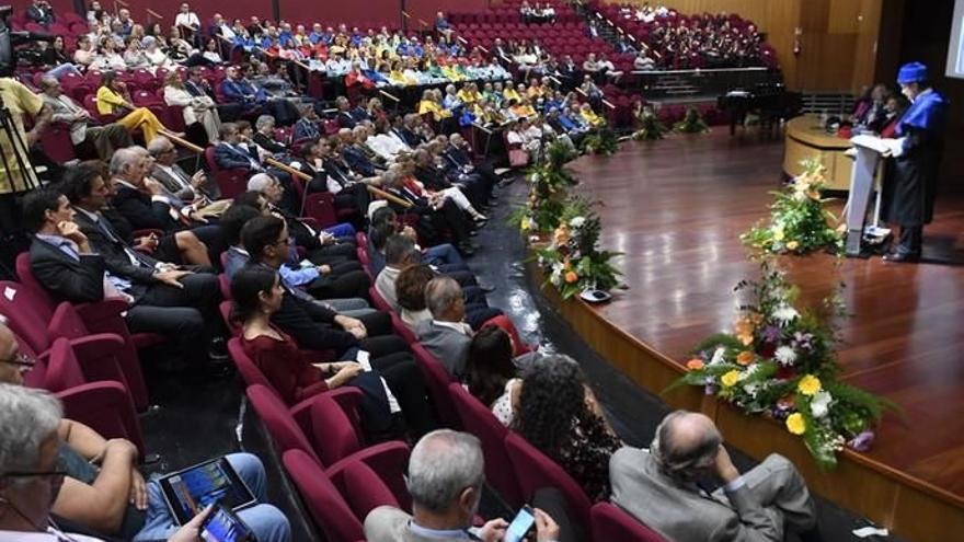 Acto de apertura del curso 2019-20 en el paraninfo de la ULPGC.