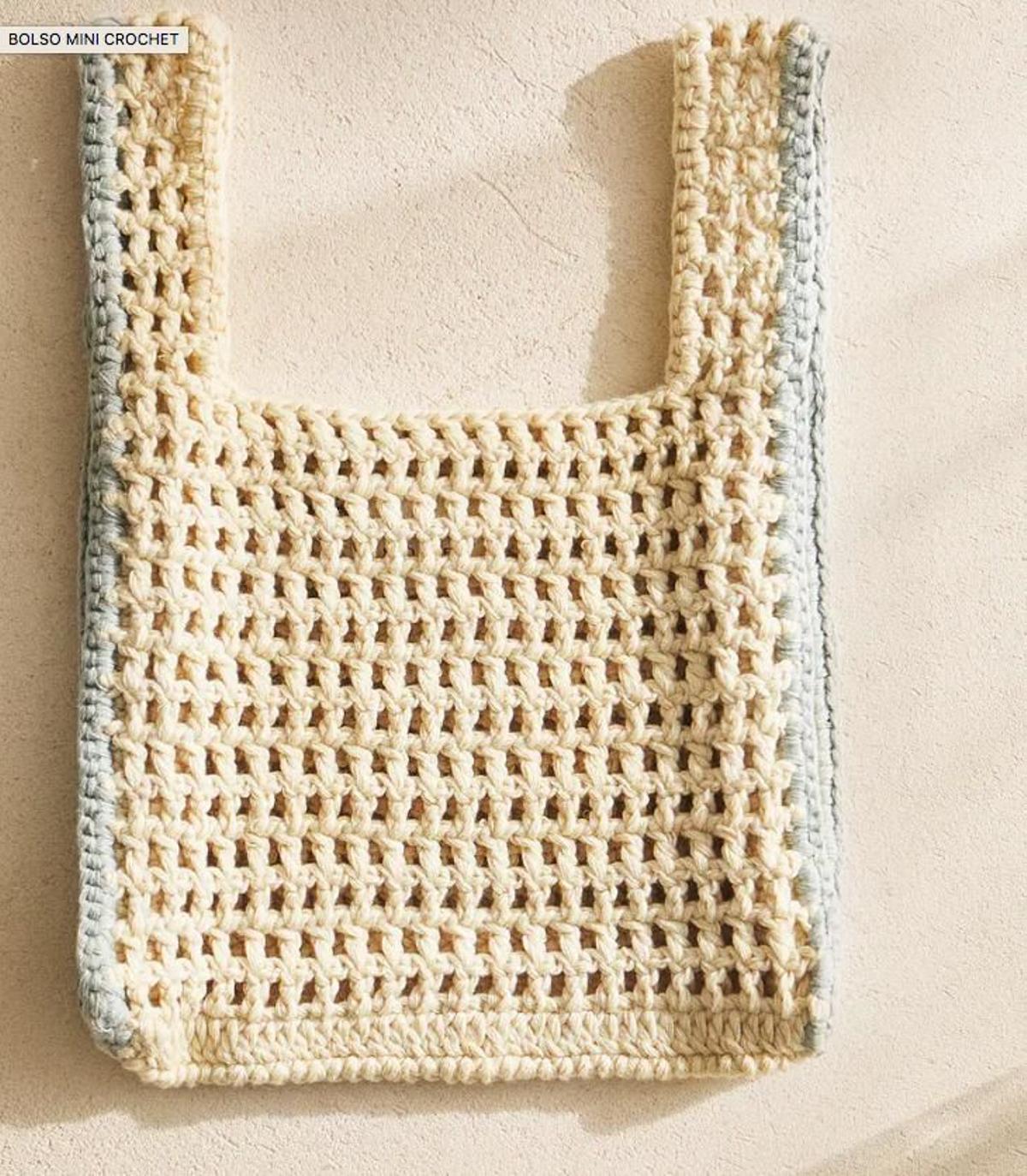 Mini bolso de crochet para el verano de Zara home
