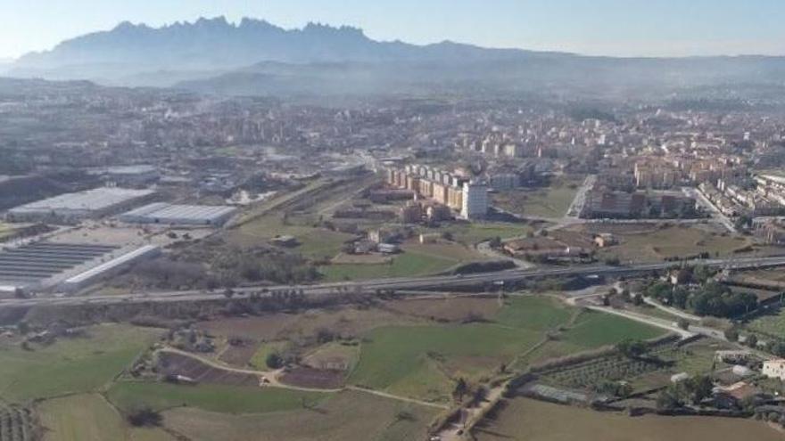 L&#039;espectacular foto a vista de dron en 360º des del cel del parc de l&#039;Agulla