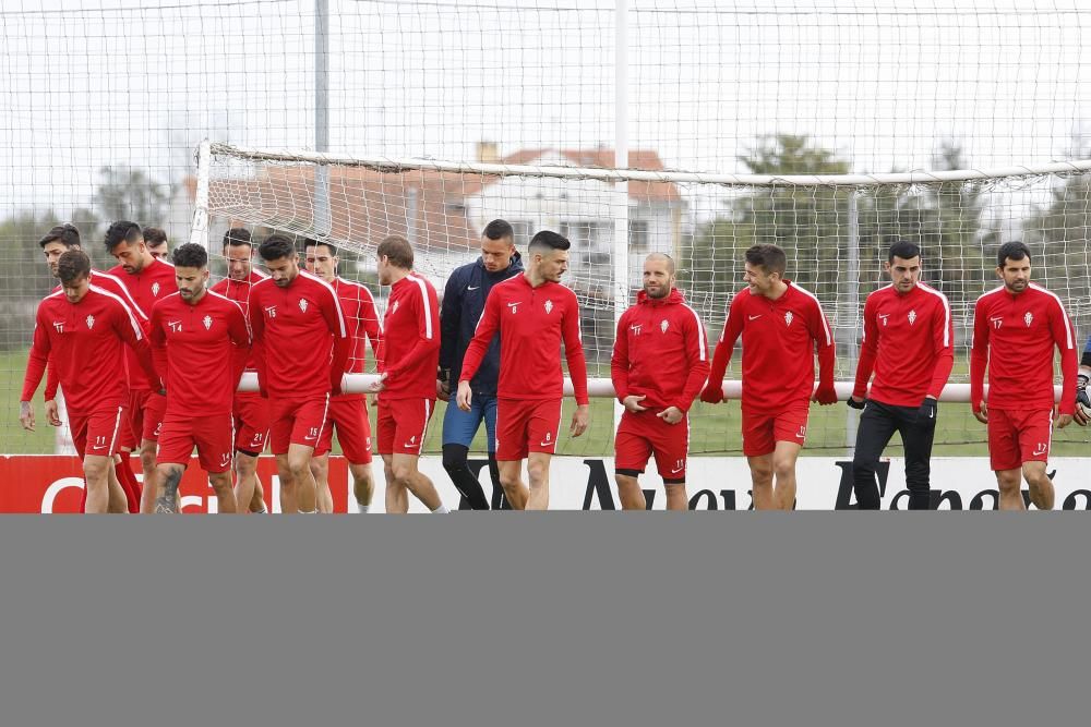 Entrenamiento del Sporting