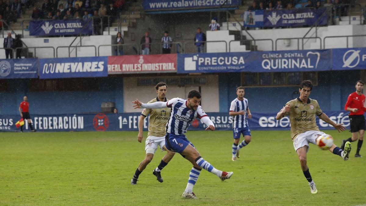 Así fue el partido entre el Real Avilés y el Guadalajara