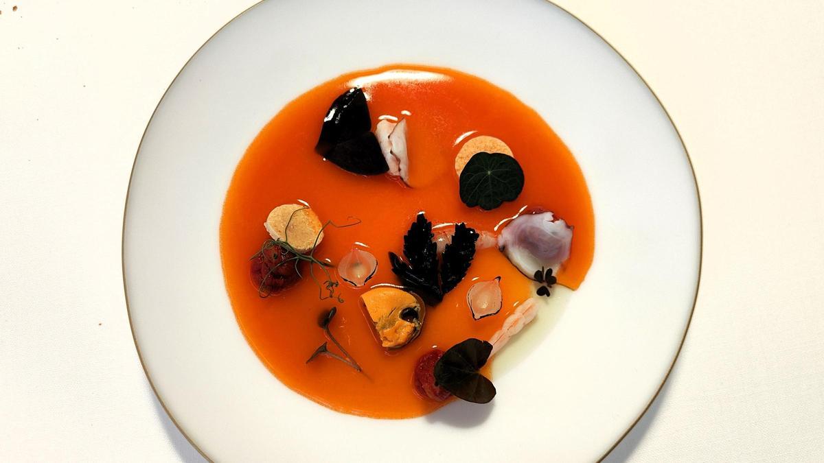 El salpicón con mariscos y verduras fermentadas de Lú.