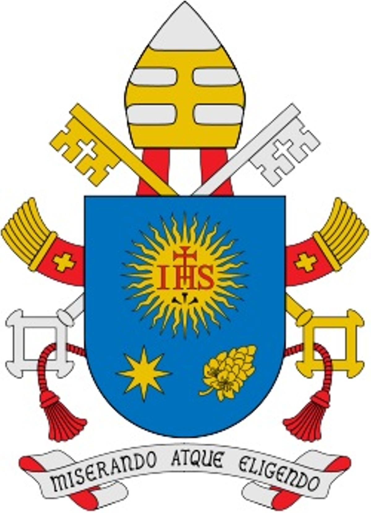 L'escut del papa Francesc.