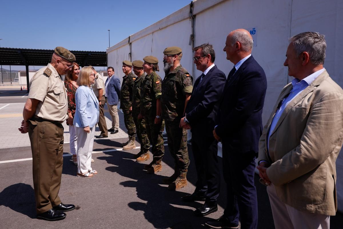 El Ejército recepciona las obras de urbanización de la Base Logística