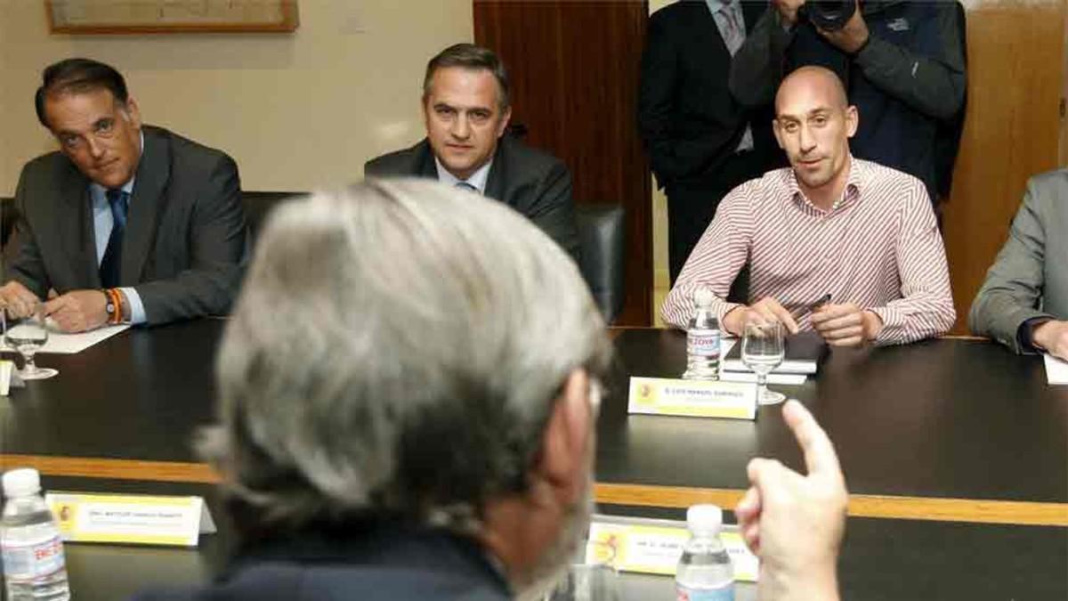 Rubiales criticó a Javier Tebas