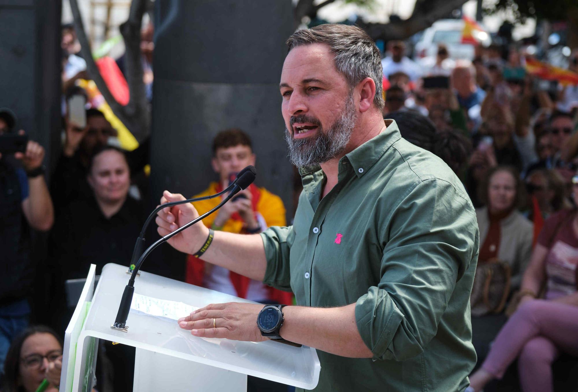 Santiago Abascal, en Tenerife