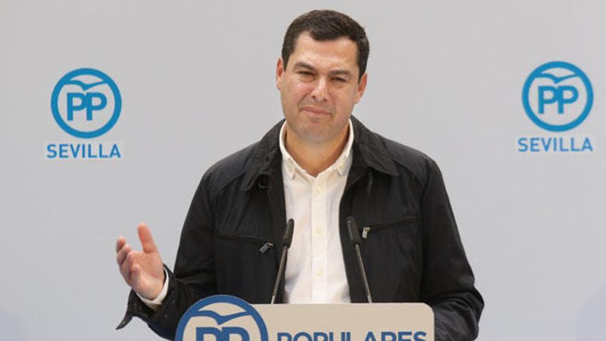 El presidente del PP-A, Juanma Moreno.