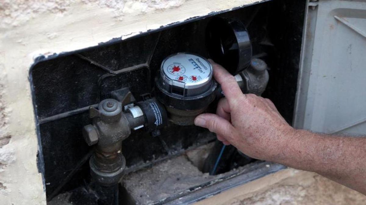 Un contador de agua.