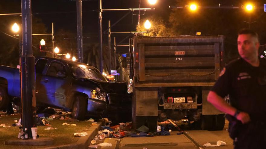 Un atropello múltiple deja 28 heridos en Nueva Orleans