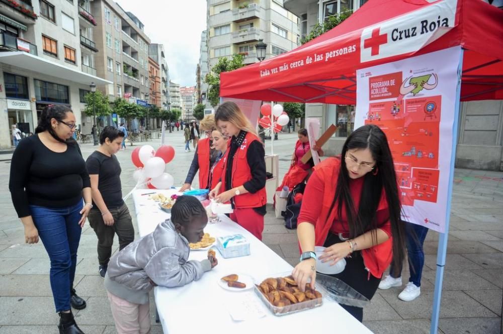 Jornada de la inmigración, organizada por Cruz Roja en Vilagarcía de Arousa