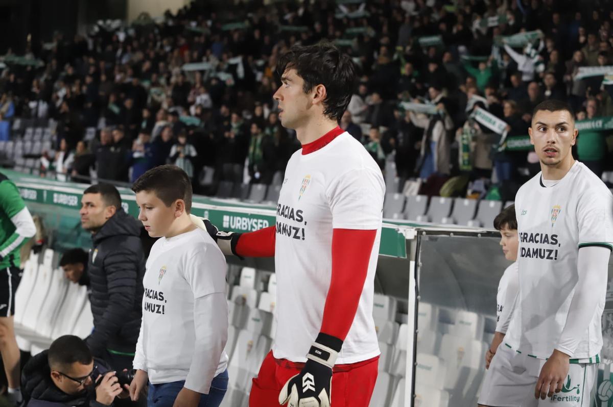 Iker Álvarez, en la previa del pasado Córdoba CF-Real Valladolid en El Arcángel.