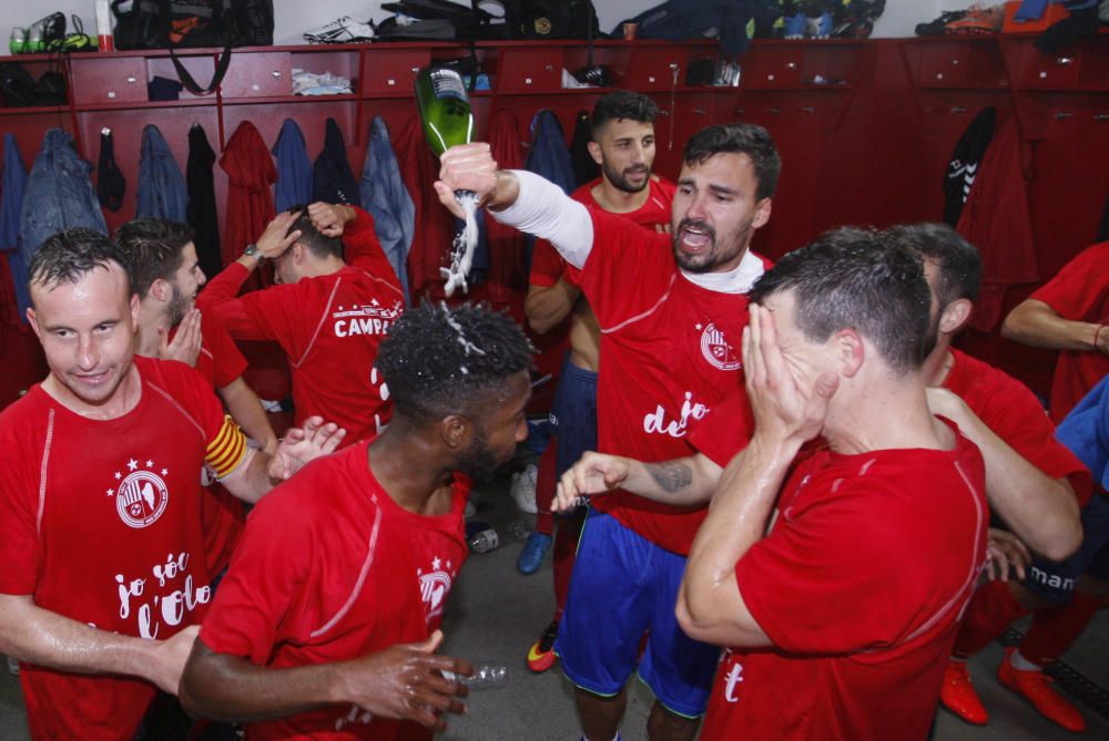 Celebració del títol de Tercera de l'Olot