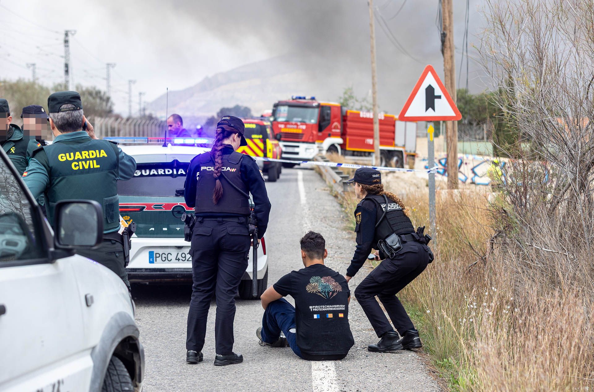 Grave explosión en la pirotecnia Hermanos Sirvent en Fontcalent, Alicante