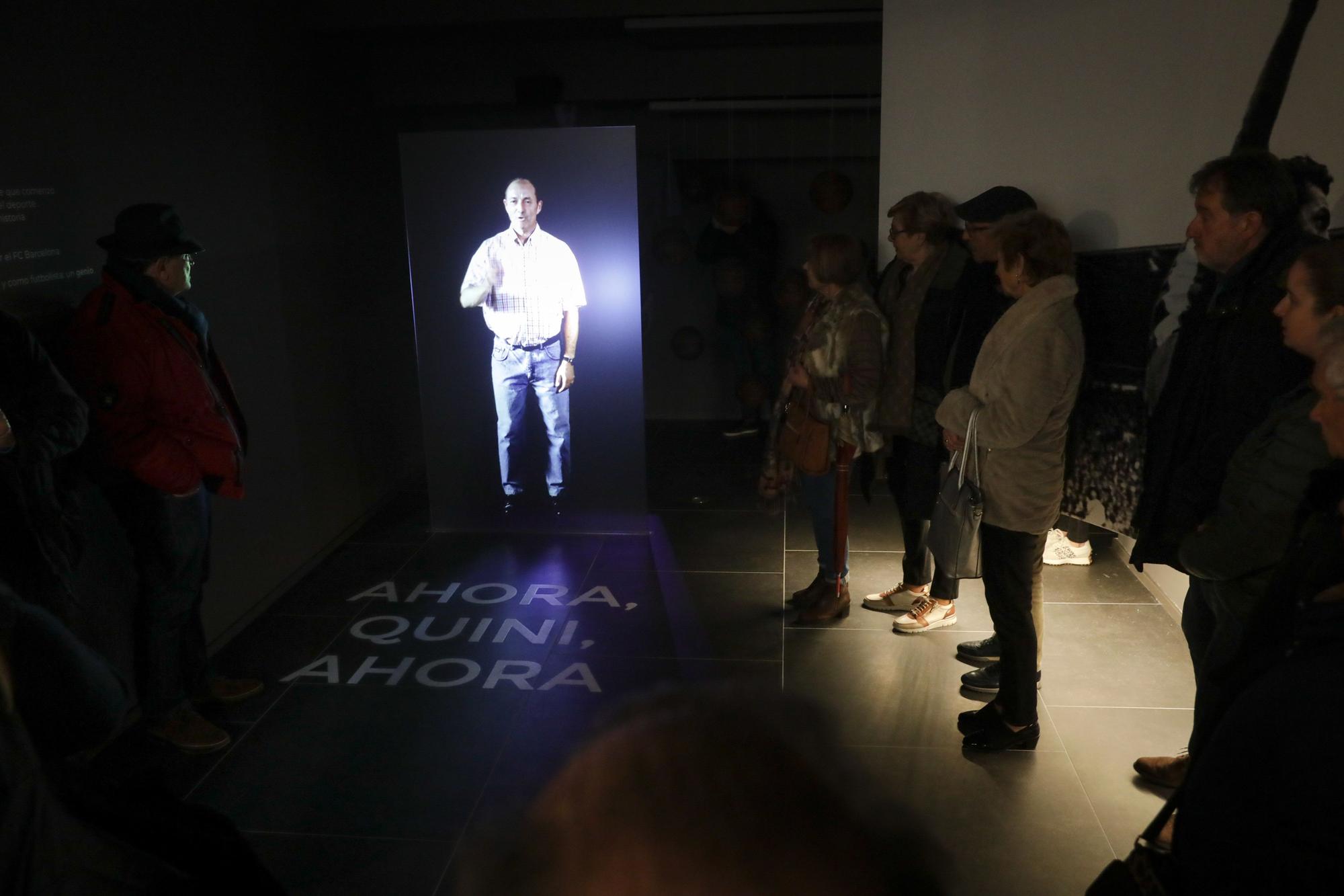 En imágenes: La exposición homenaje a Quini en El Molinón