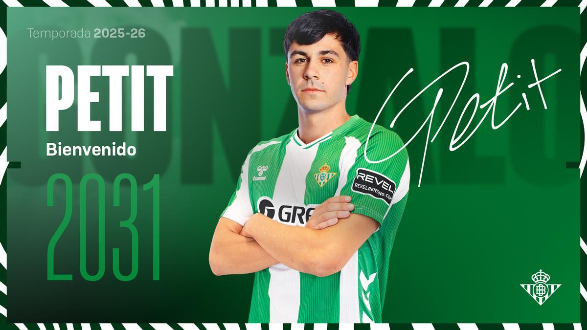 Gonzalo Petit nuevo jugador del Real Betis