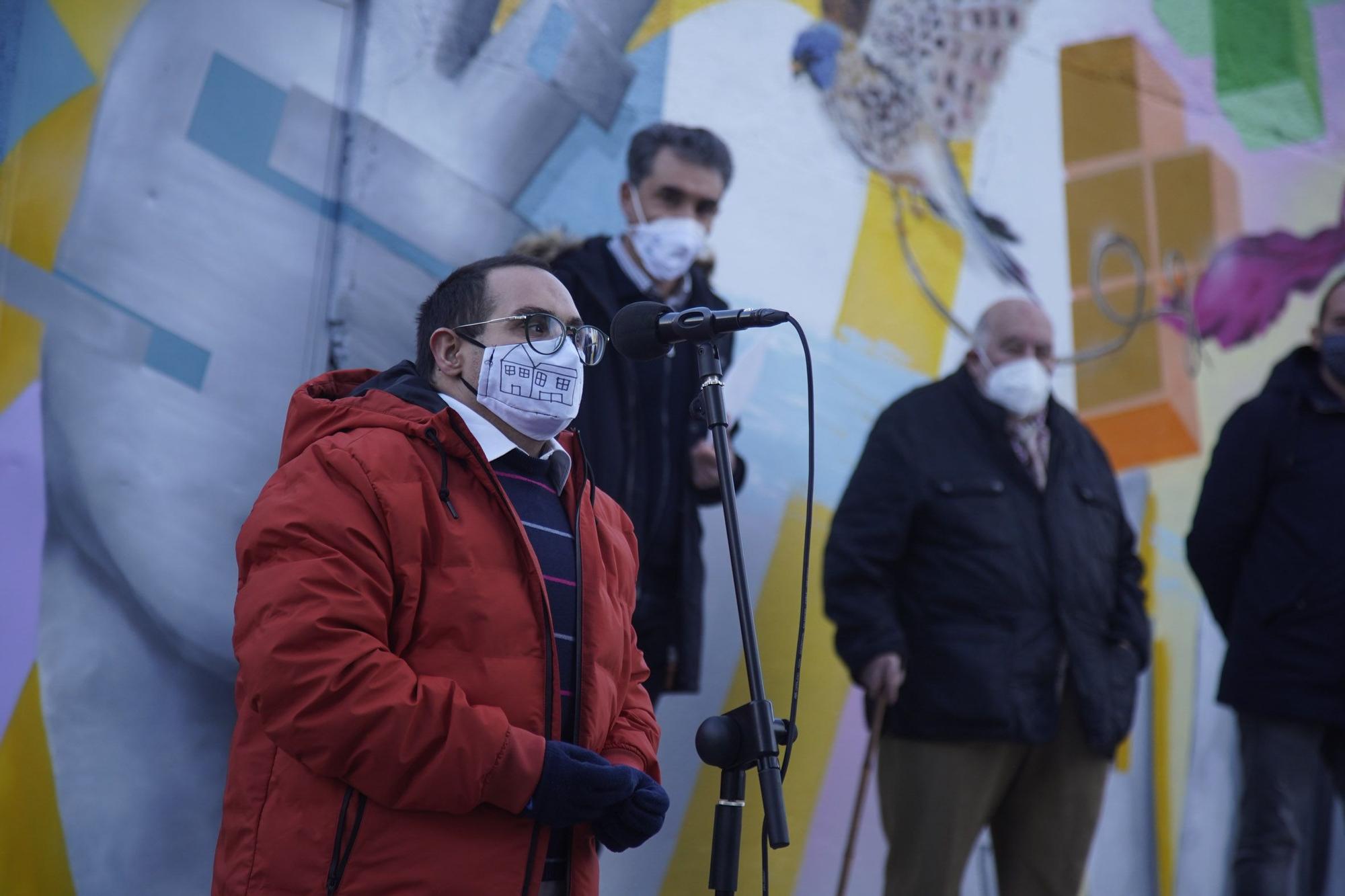 Las mejores imágenes de la inauguración del nuevo mural de Fundación Personas y Kobas