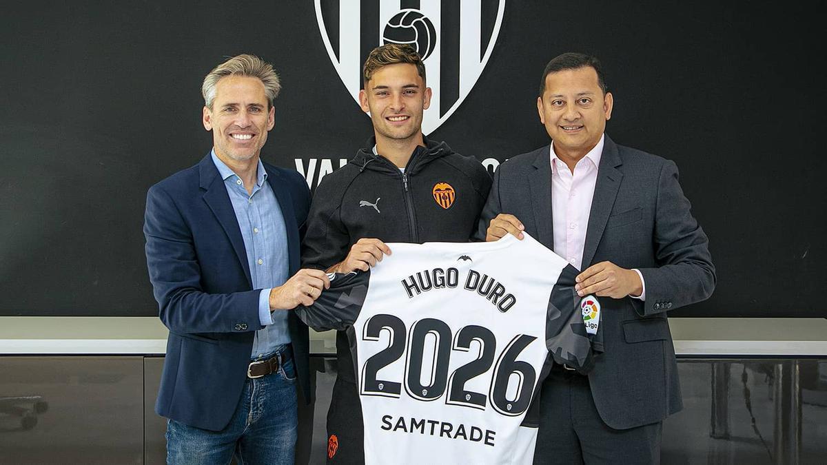 Hugo Duro será jugador del Valencia CF al menos hasta 2026.