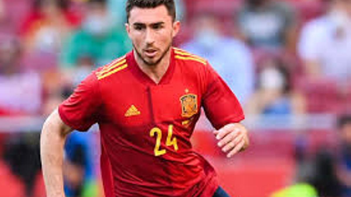 Laporte en un encuentro con la selección española