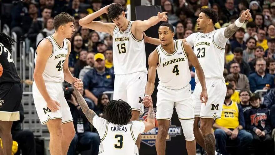 Así fue el gran mate de Aday Mara en la victoria de Michigan ante Oregon