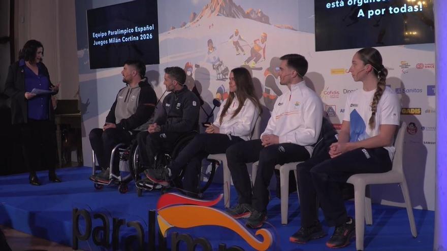 El equipo paralímpico español, "ilusionado" para hacer historia en los Juegos de invierno