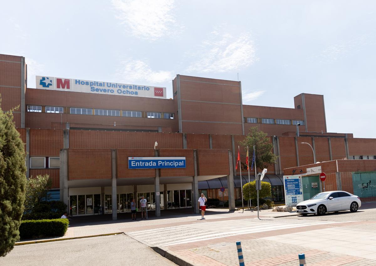 02/09/2024 Fachada del Hospital Universitario Severo Ochoa, a 2 de septiembre de 2024, en Leganés, Madrid (España). SALUD Eduardo Parra - Europa Press