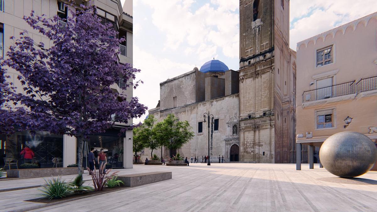 La intervención prevista abarca la propia Plaza del Congreso Eucarístico, la Plaza del Palau y varias calles adyacentes, sobre un ámbito total de 5.308 metros cuadrados.