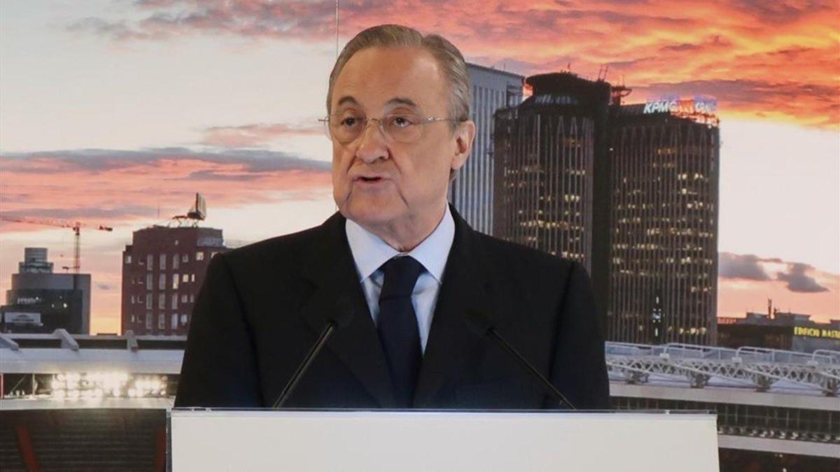 Florentino Pérez medita el paso a dar de cara a la remodelación del Bernabéu