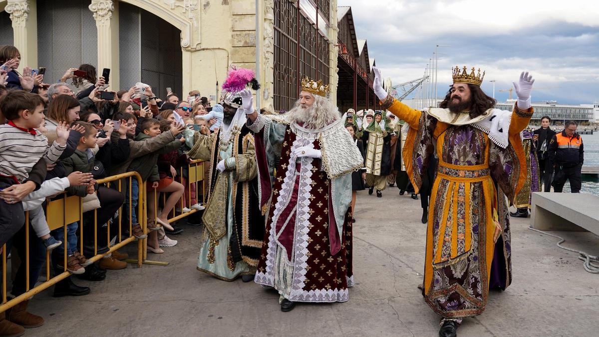 Los Reyes Magos, en Valencia.