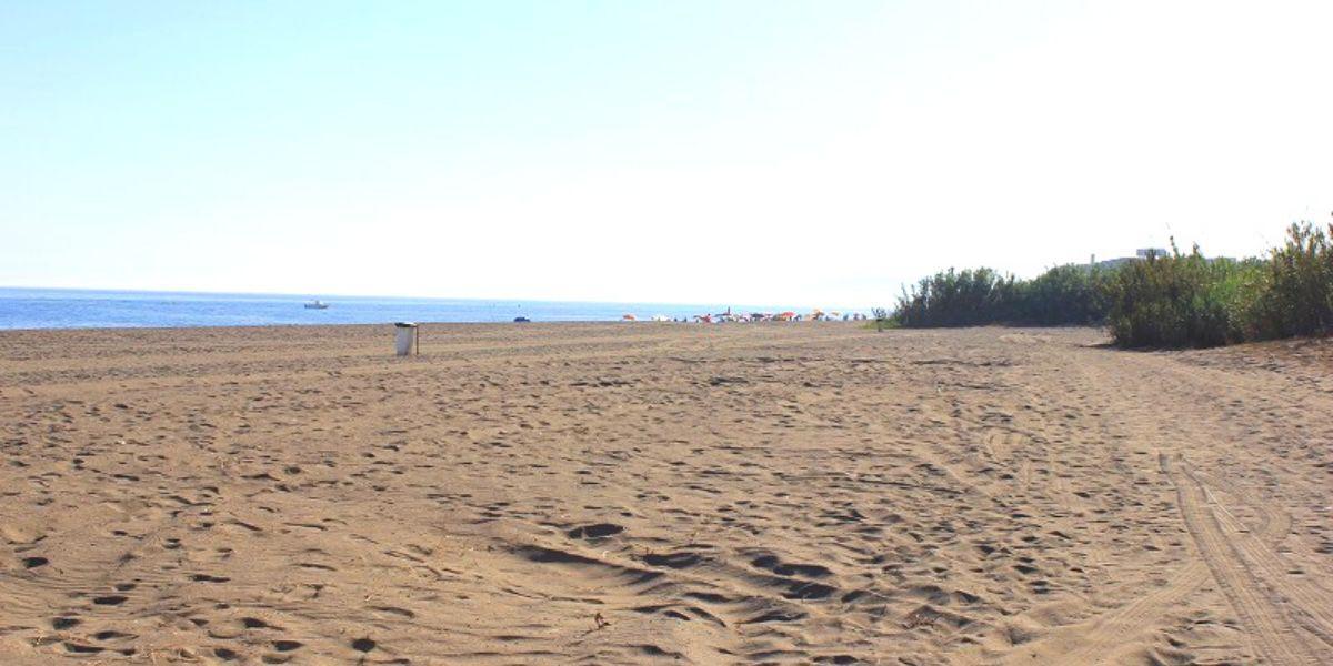 La playa del Almayate, en Vélez-Málaga.