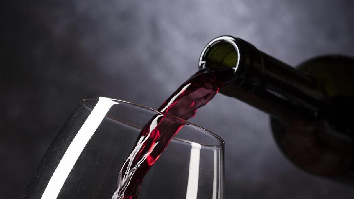 Un servicio de vino